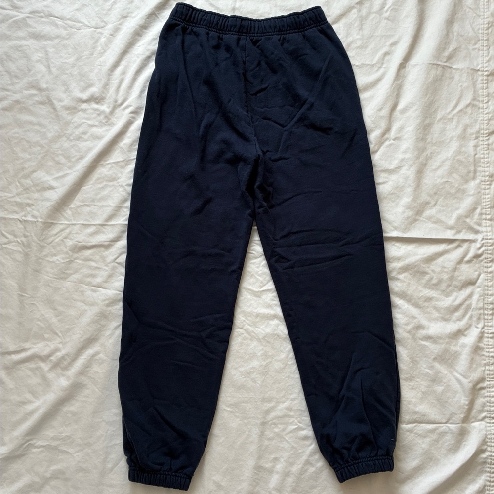 ALO Yoga Accolade Navy Blue Sweatpants, Size Medium - Picture 2 of 8